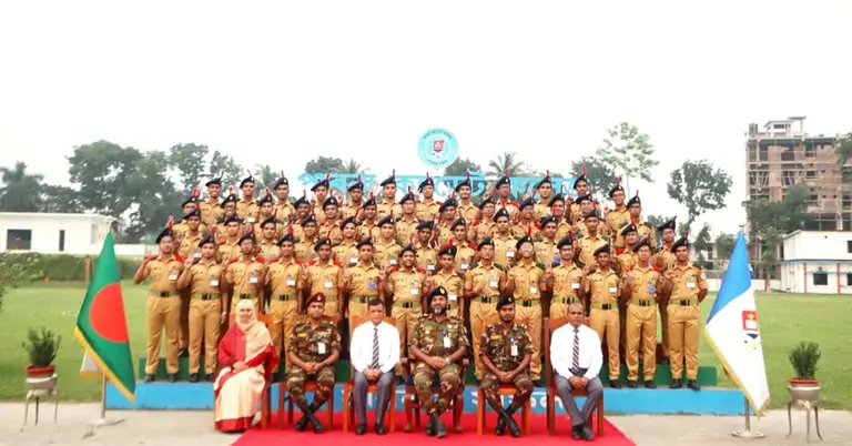 পাবনা ক্যাডেট কলেজের এসএসপি পরীক্ষায় কৃতকার্যরা